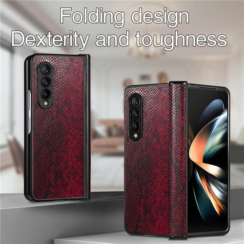 For Samsung Galaxy Z Fold 4/3 5G Luxury Leather Heavy Duty Protective Case Cover - Picture 72 of 84