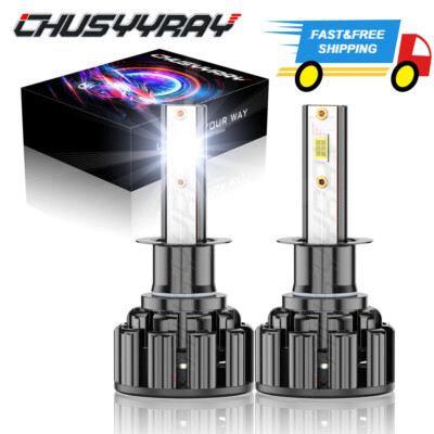 FOR Infiniti M35 2006-2008 2PCS H1 Headlight  Low Beam LED Bulbs 6000k white