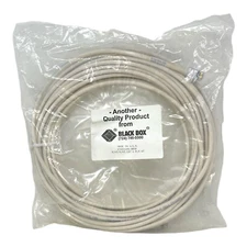 BLACK BOX EYN916MS-0050 Cat6 UTP Backbone Cable RJ-45 Male RJ-45 Male 50ft White