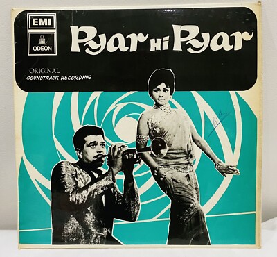Pyar Hi Pyar-Music-Shankar Jaikishan. Bollywood Vinyl Lp. Odeon Lkda-258.