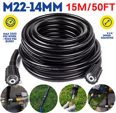 Hochdruckreiniger-Schlauch 5800 PSI M22-14 mm Hochdruckreiniger Verlängerungssch