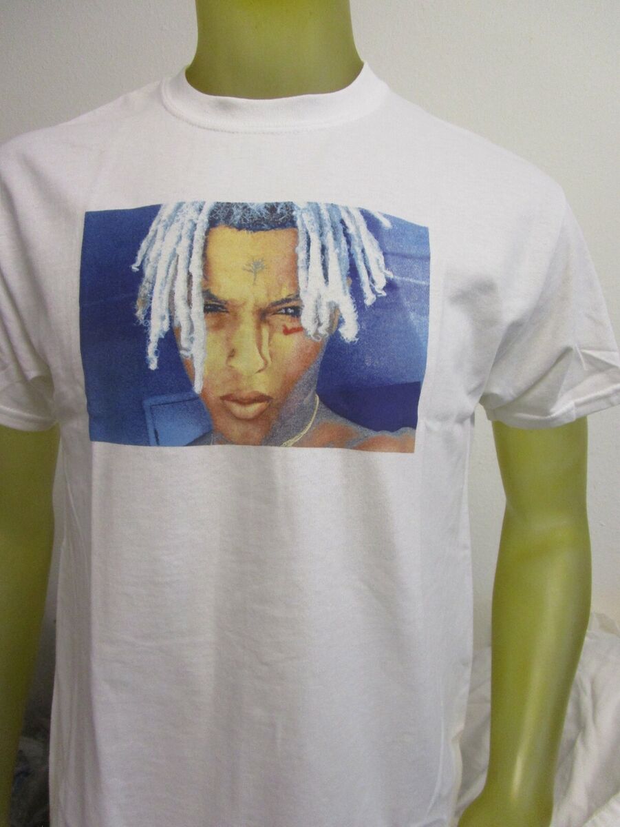 XXXTentacion Rapper Mugshot Police Portrait Photo Tee Shirt XXXTentacion Rapper Mugshot Police Portrait Photo Tee Shirt