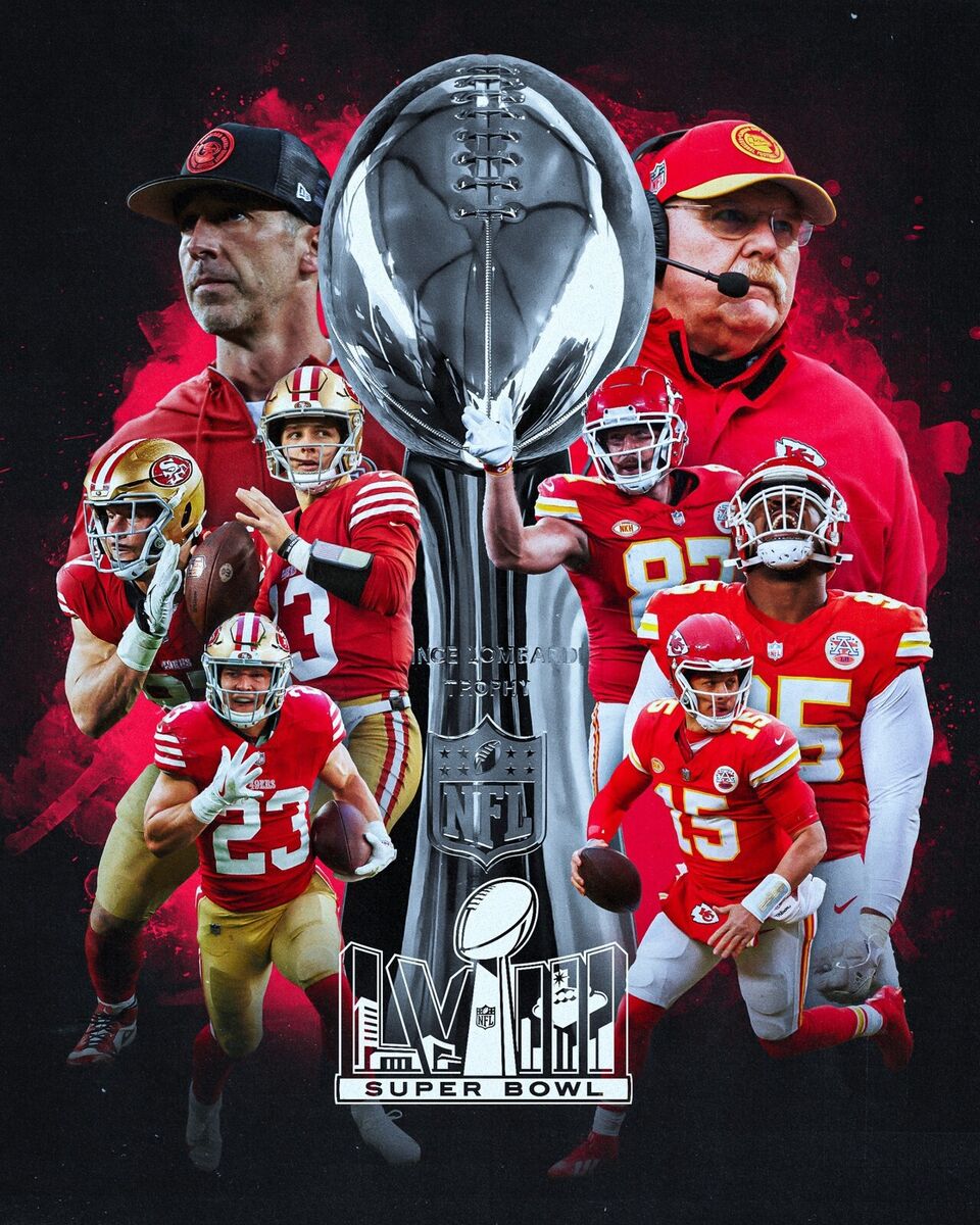 Kansas City Chiefs Super Bowl LVIII Champions Collage 8x10 Kansas City Chiefs Super Bowl LVIII Champions Collage 8x10