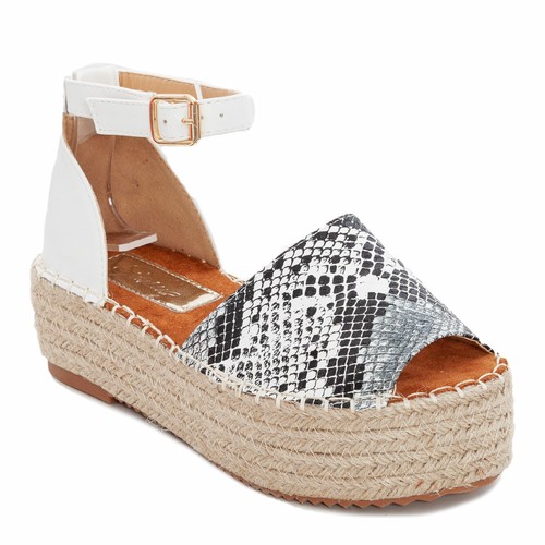 Scarpe donna sandali scamosciati stile espadrillas corda zeppa TOOCOOL E7263 - Foto 2 di 19