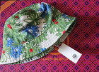 Tory Burch Printed Bucket Hat Reversible New Ivory Pompom Daisy (New & Sealed) — photo 1
