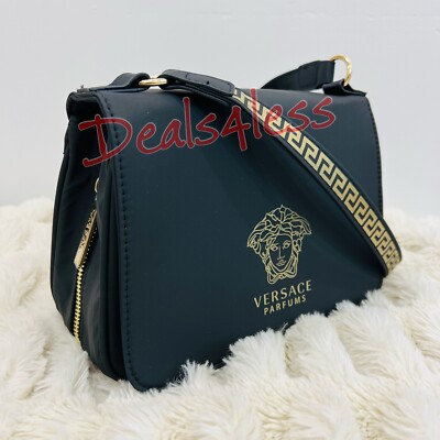 Versace Crossbody Bag Medusa Logo Small Purse Clutch Chic