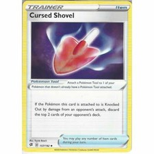 157/192 Cursed Shovel | Uncommon Trainer Card Pokemon Sword & Shield Rebel Clash
