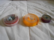 VTG DYMO 1/2 inch LABEL MAKER TAPE Purple, Red, Yellow