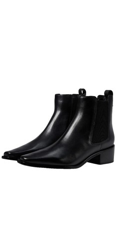 NIB TORY BURCH JESSA PERFECT BLACK NAPLAK LUG SOLE CHELSEA ANKLE