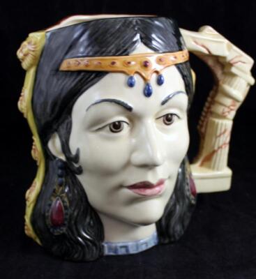 Royal Doulton Double Sided Jug Star Crossed Lovers D6787 Samson and Delilah