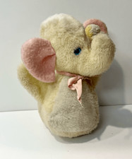 Vintage Eden USA Elephant 8 Plush Infant Musical Chime Ball A41
