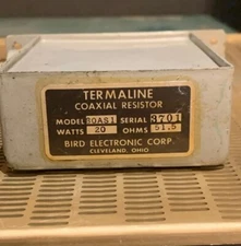 Bird Termaline Coaxial Load Resistor Model 80AS1