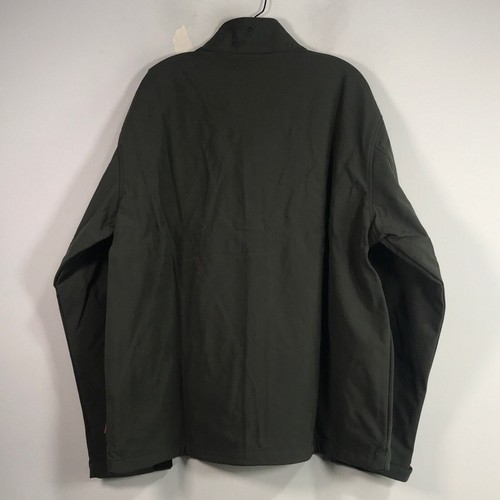 Free Country Soft Shell Zip Jacket, Men's Size XXL - Dark Olive Green - Picture 2 of 10