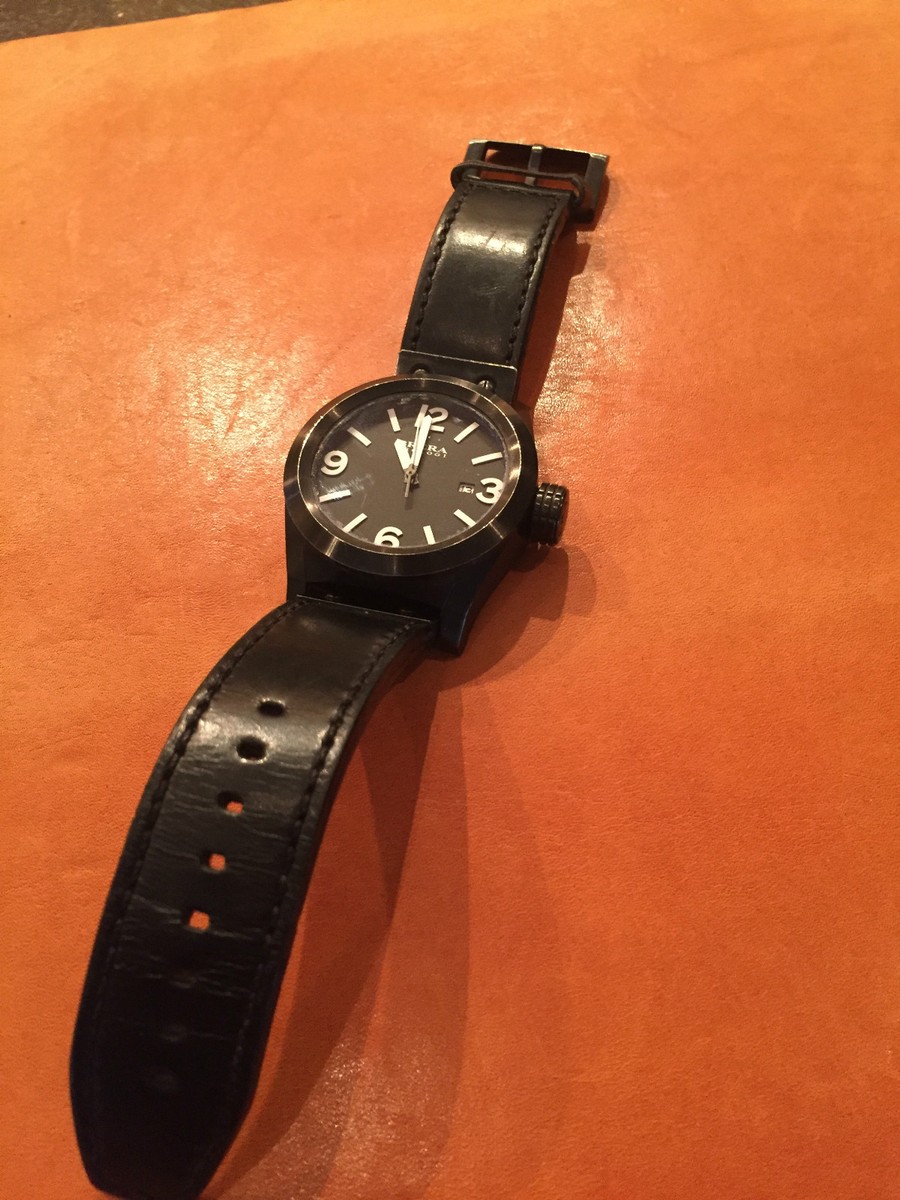 BRERA ETERNO SOLOTEMPO All Black with White numbers and  display picture 2