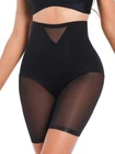 Slimming Tummy Shapewear  Shorts High Waist Butt Lifter Size Medium Black B18R36