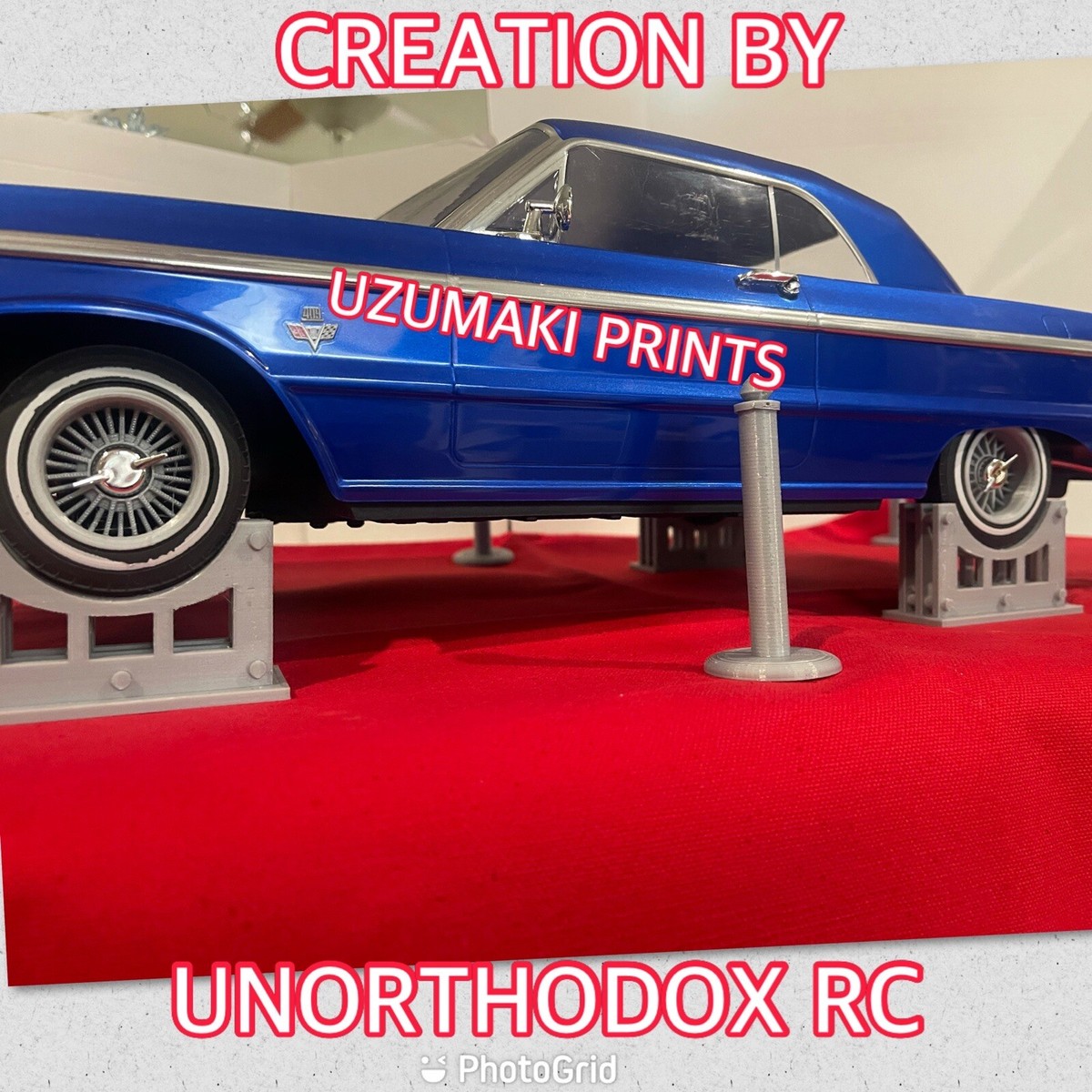1/10 Display Stands For Redcat Sixtyfour Monte Jevries Rc Lowrider