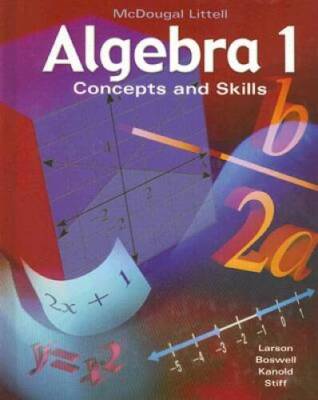 Algebra 1: Concepts and Skills: Student Edition Â  2001 2001 - VERY GOOD