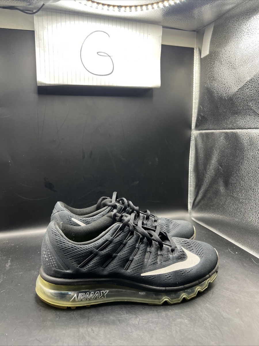 Nike Air Max 2016 Women's Size 7 Running Shoes Black White