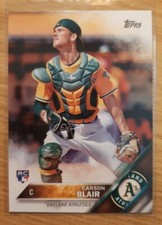 2016 TOPPS CARSON BLAIR ROOKIE #352 OAKLAND ATHLETICS
