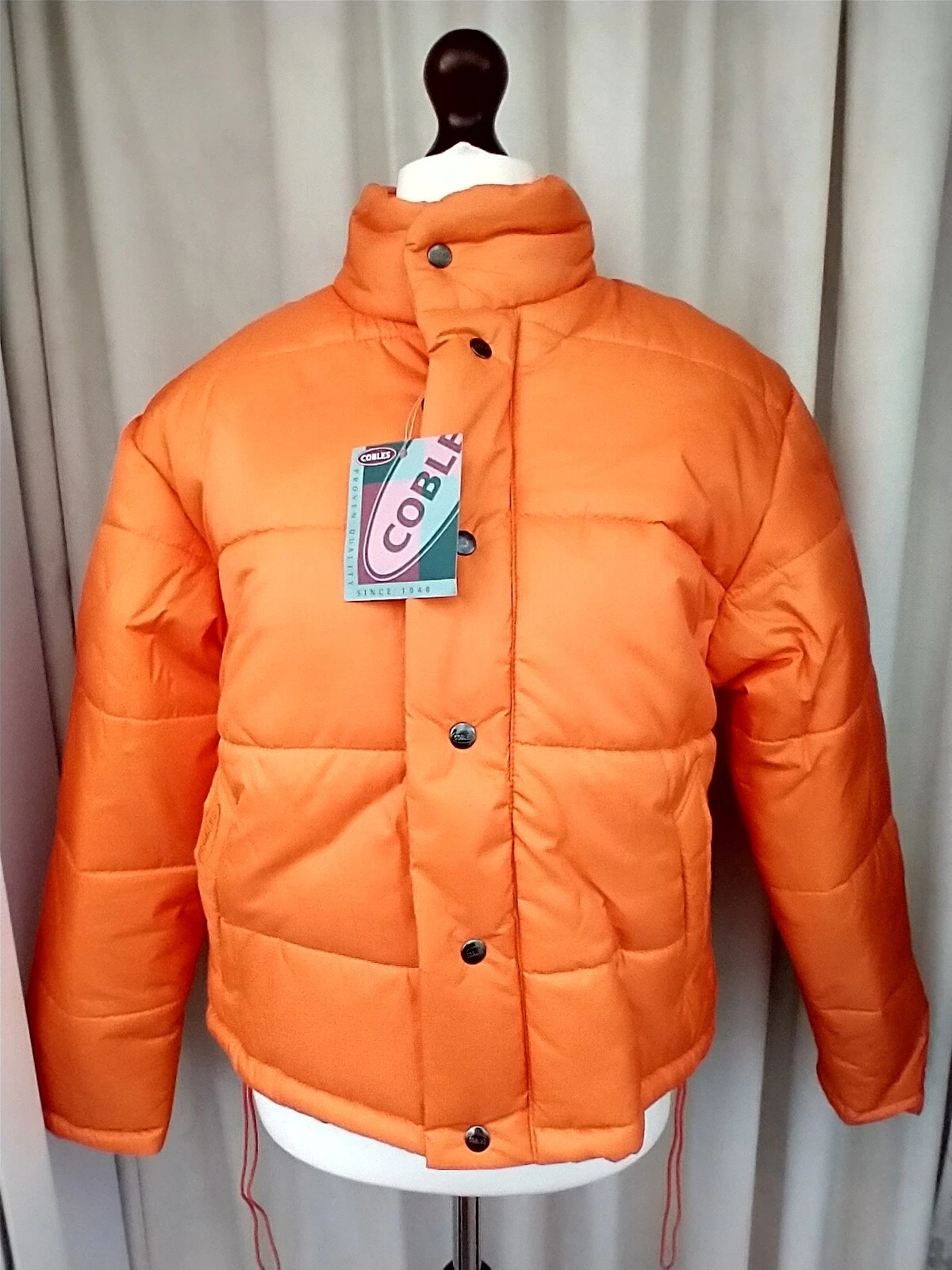 Orange Puffer Jacket with Hood in Collar XS
Opens in a new window or tab