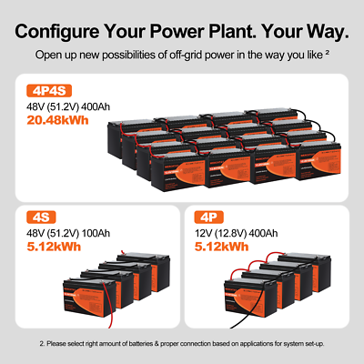 ECO-WORTHY LiFePO4 100 Ah 12 V batterij en 600 W omvormer met BMS bescherming tegen lage temperatuur, 1280 Wh lithiumbatterij voor camper, zonne-installatie, boot, huis, zonne-kit, camping