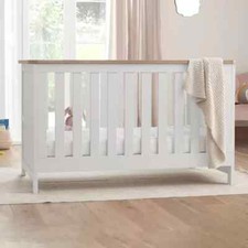 Tutti Bambini Verona Cot Bed, White & Oak