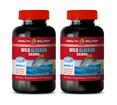 heart health supplement - ALASKAN SALMON OIL 2000MG - immune system support 2B