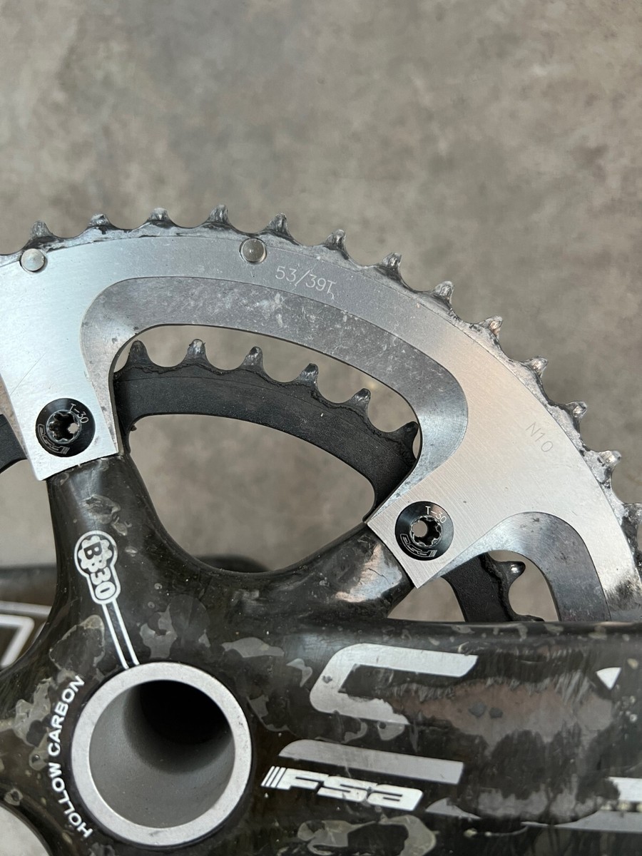 FSA SL-K LIGHT Carbon Road Bike Crankset 53/39t 172.5mm 130 FSA SL-K LIGHT Carbon Road Bike Crankset 53/39t 172.5mm 130