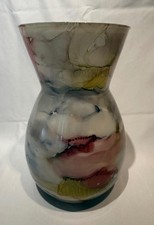 Genuine Italian Art Glass Vase Franco Italy M...
