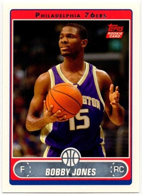 2006-07 Topps Bobby Jones RC #262 Philadelphia 76ers Rookie NBA