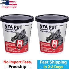 Hercules 25101 Sta-Put 14 oz. Plumber's Putty 2 Pack 