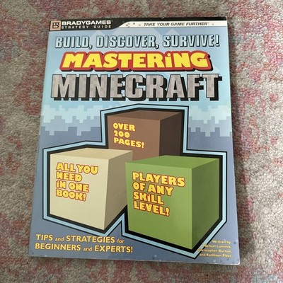Mastering Minecraft Brady Games Strategy Guide 2014 RARE