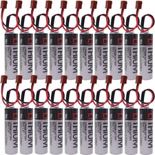 20-Pack ER6VCT ER6V/3.6V 2400mAh PLC Battery for ER6BWK67PT Robot OTC Battery