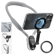 Neck Phone Mount Magnetic POV Vlog Hands Free Chest Stand Magsafe iPhone Android
