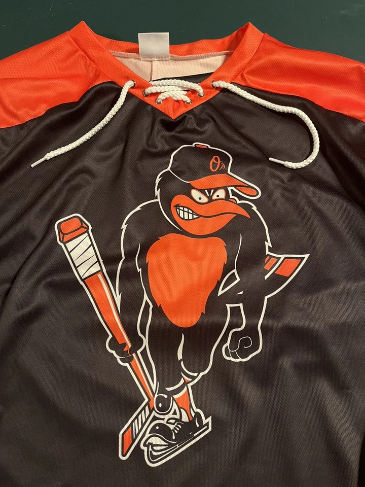 *NUEVO* RARO Baltimore Orioles MLB Hockey Promo Jersey MEDIANO Angry Bird Sorteo  Foto 4 de 4