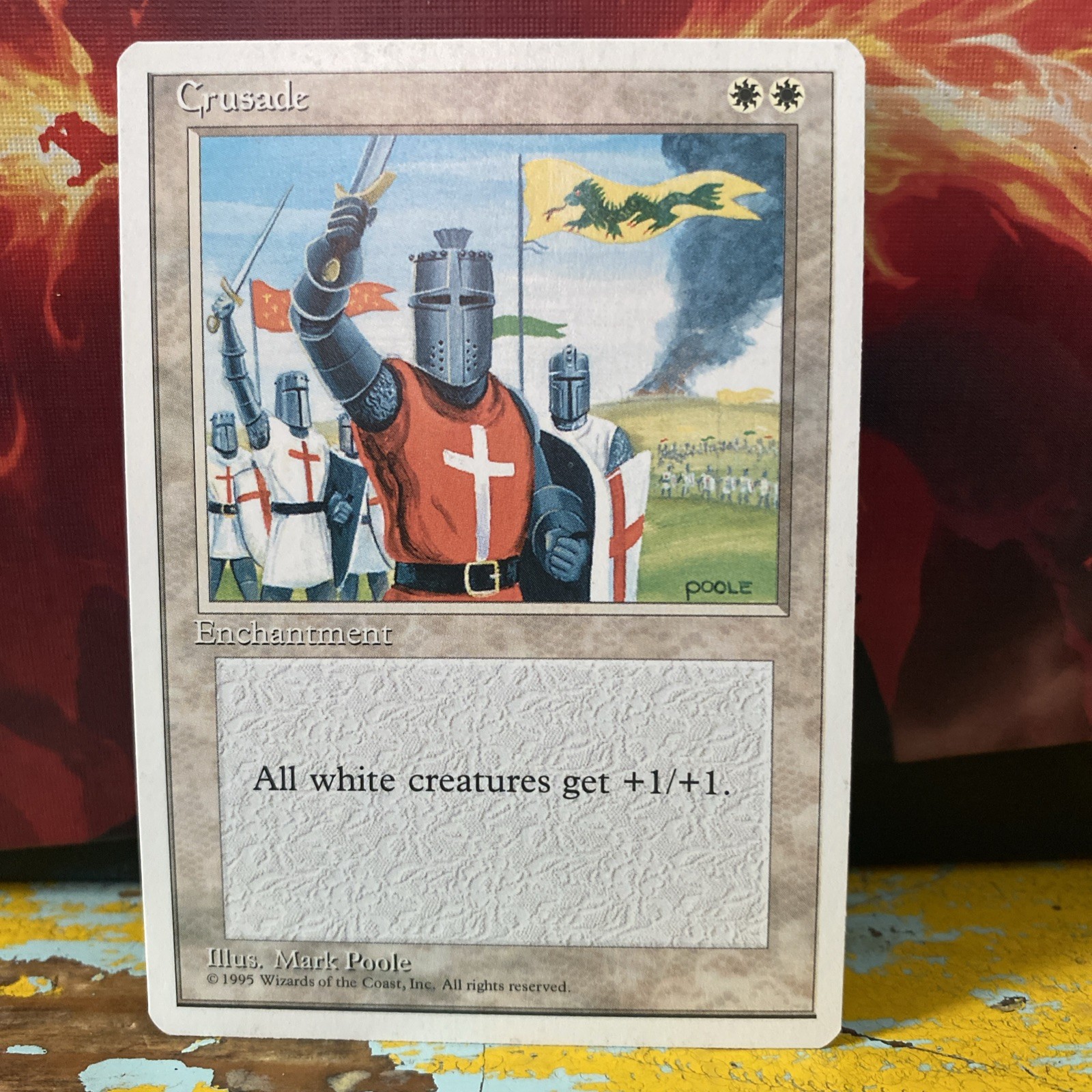 mtg crusade card Crusade - Magic card (1306)