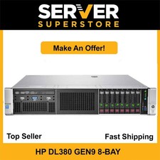 HP ProLiant DL380 G9 Server 2x E5-2640 V4 20 Cores P440ar 256GB RAM 8x 600GB SAS