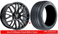 Alloy Wheels & Tyres 20" Fox BMA For VW Tiguan Allspace 17-24