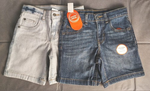 Wonder Nation Denim Shorts Girls Blue Distressed 2-Pack size 7 - Picture 1 of 5