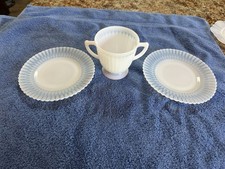 Lot de 3 verres à uranium McBeth Evans Monax Petalware