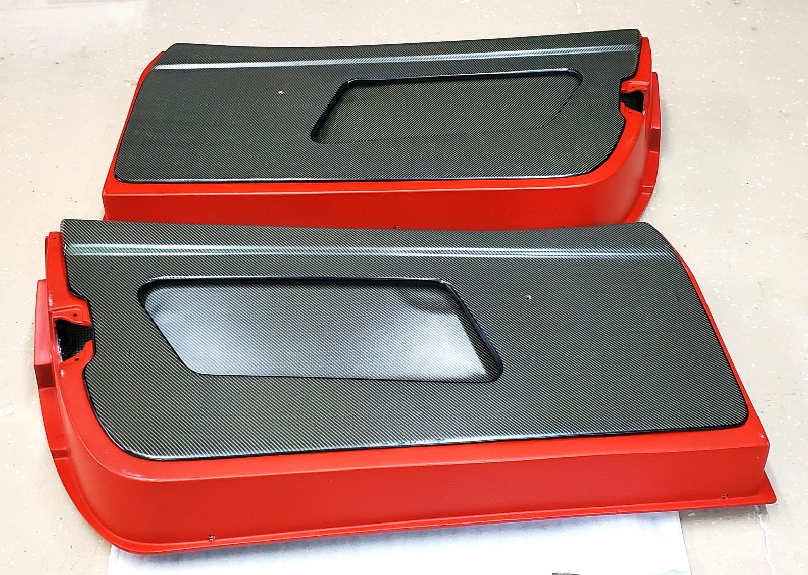 Door Panels F40 Ferrari. One pair.