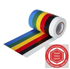 STIKTEK 1/2 in. x 20 ft. Multiple Color Electrical Tape, 6-Pc, 7 Mil, UL Listed