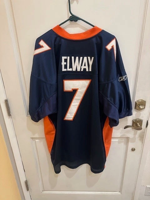 Camiseta de fútbol americano John Elway para hombre talla 56 Reebok Super Bowl XXXII SB32 Broncos nueva Foto 2 de 4