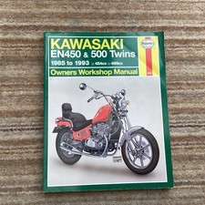 HAYNES MANUAL KAWASAKI EN450 (A1-A5) LTD 450  & EN500 (A1-A3)  1985-93 US & UK