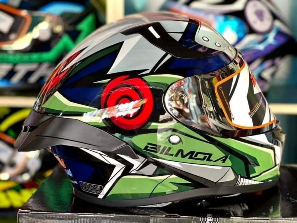 Motorcycle Helmet x Naruto Kakashi Bilmola Limited Edition Full