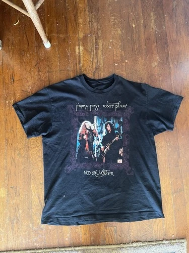 Single Stitch Jimmy Paige and Robert Plant Led Zepp Vintage vintage concert t-shirt, vintage, single stitch, B+ condition