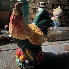 Vintage Collins Company Rooster Cookie Jar
