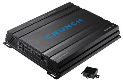 Crunch GPX2200.1D - Monoblock Endstufe Verstärker 2200WATT POWER CarHifi 12V PKW