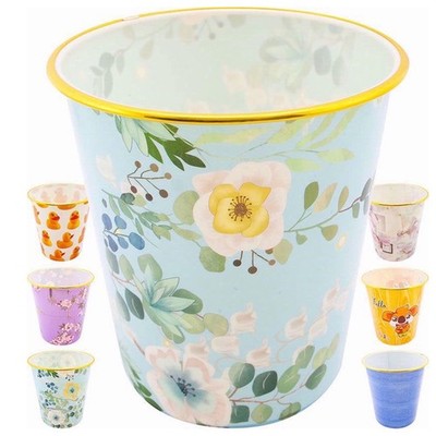 Prima Altpapier Mülleimer rund Kunststoff Muster 7,7 l Büro Bad Küche UK