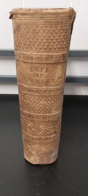 The Life Of Christ Illustrated 1851 Hardback Book Leather